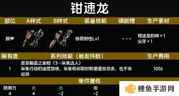 怪物猎人荒野套装效果图鉴   全套装效果及制作材料总汇图片6