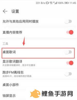 网易云音乐全新改版显示歌词教程4