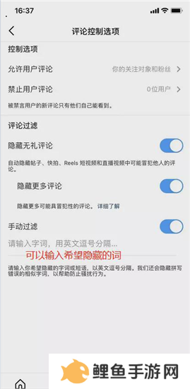 Instagram如何开启限制功能12