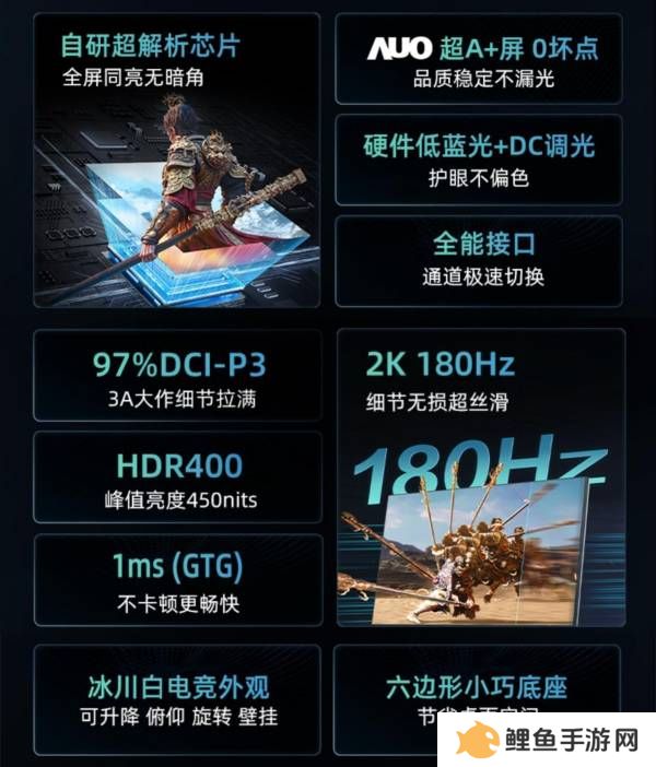 海信发布27英寸显示器大圣G5 Pro：采用自研超解析芯片、友达原厂模组