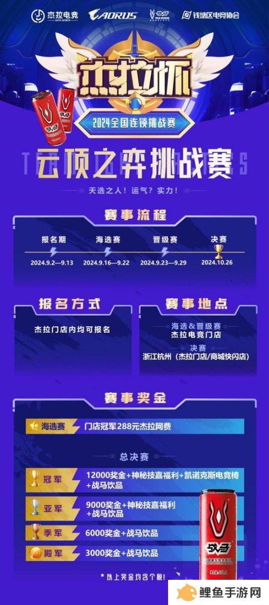 技嘉热血助力！无惧挑战！杰拉杯2024全国电竞挑战赛一触即发！
